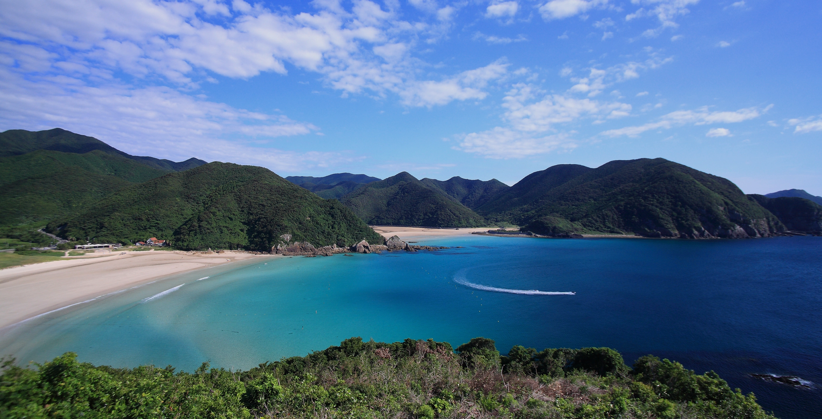 五島市三井楽町「高浜海水浴場」