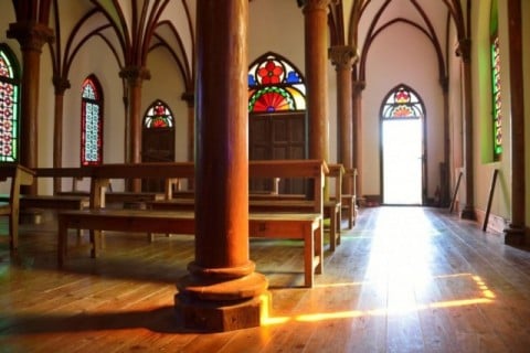 구노쿠비 교회 내부